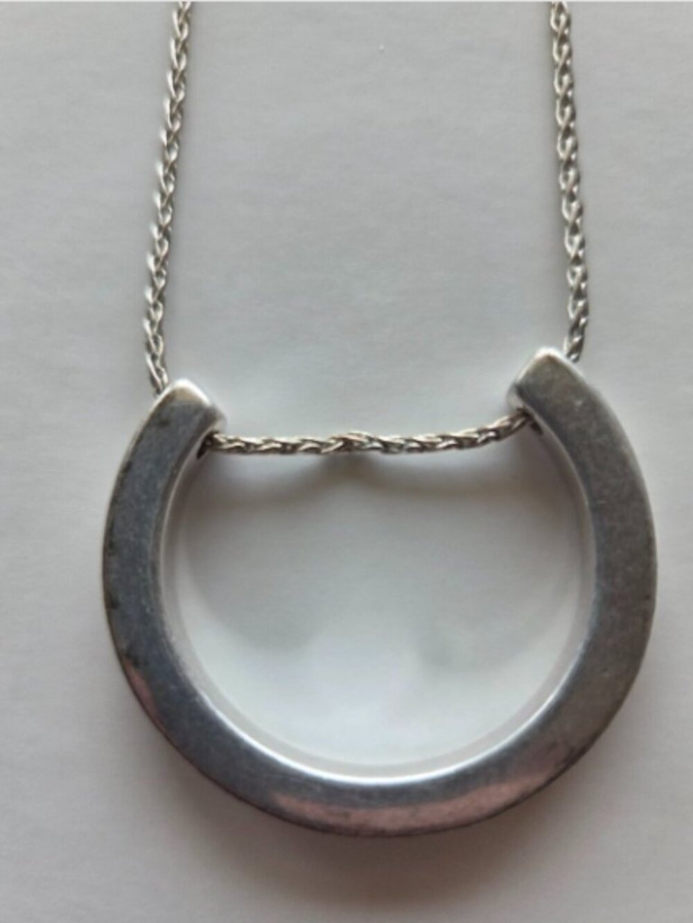 Bello Metal Sterling Silver Half Moon Necklace Stitch Fix